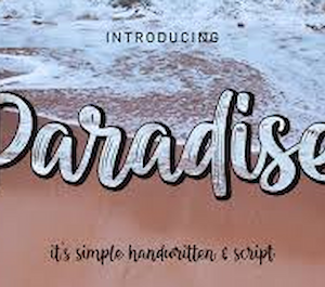 Paradise-Font